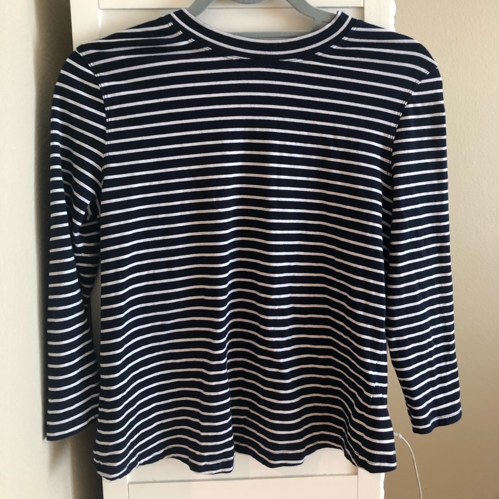Clad&cloth simple striped button down back shirt
